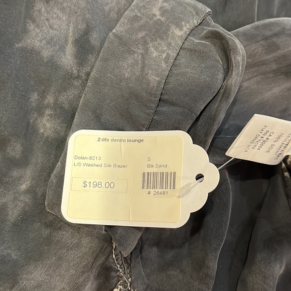 NWT Dolan Woman’s Washed Silk Blazer Size S - Picture 2 of 7